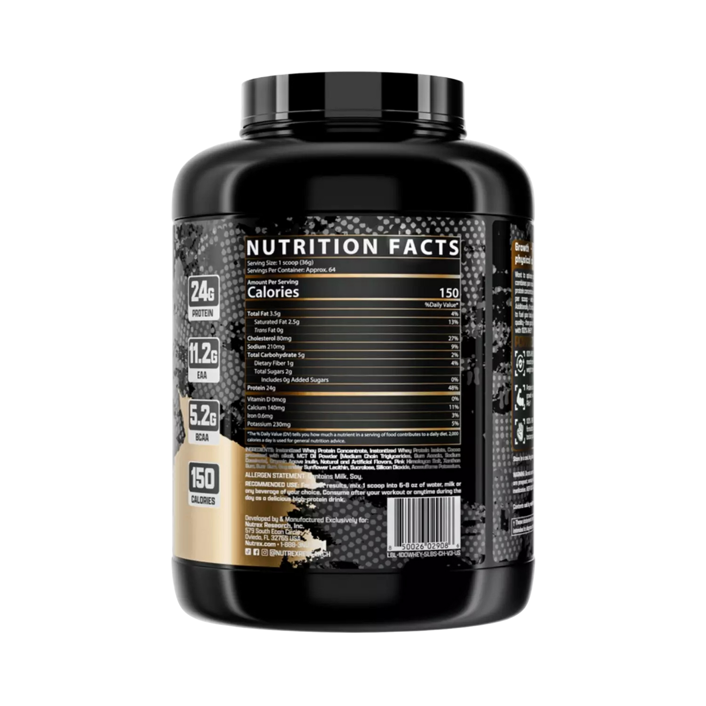 Nutrex Whey protein (64 servings, 2KG)