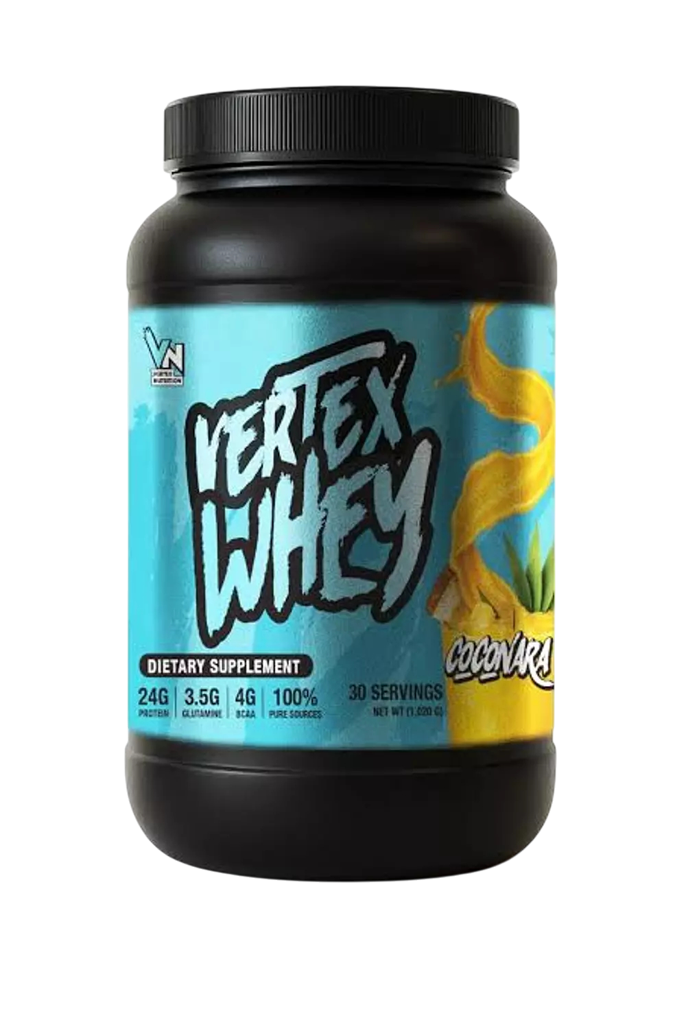 Vertex Nutrition Whey Protein 900g (30 Servings) – 24g Protein for Muscle Growth & Recovery