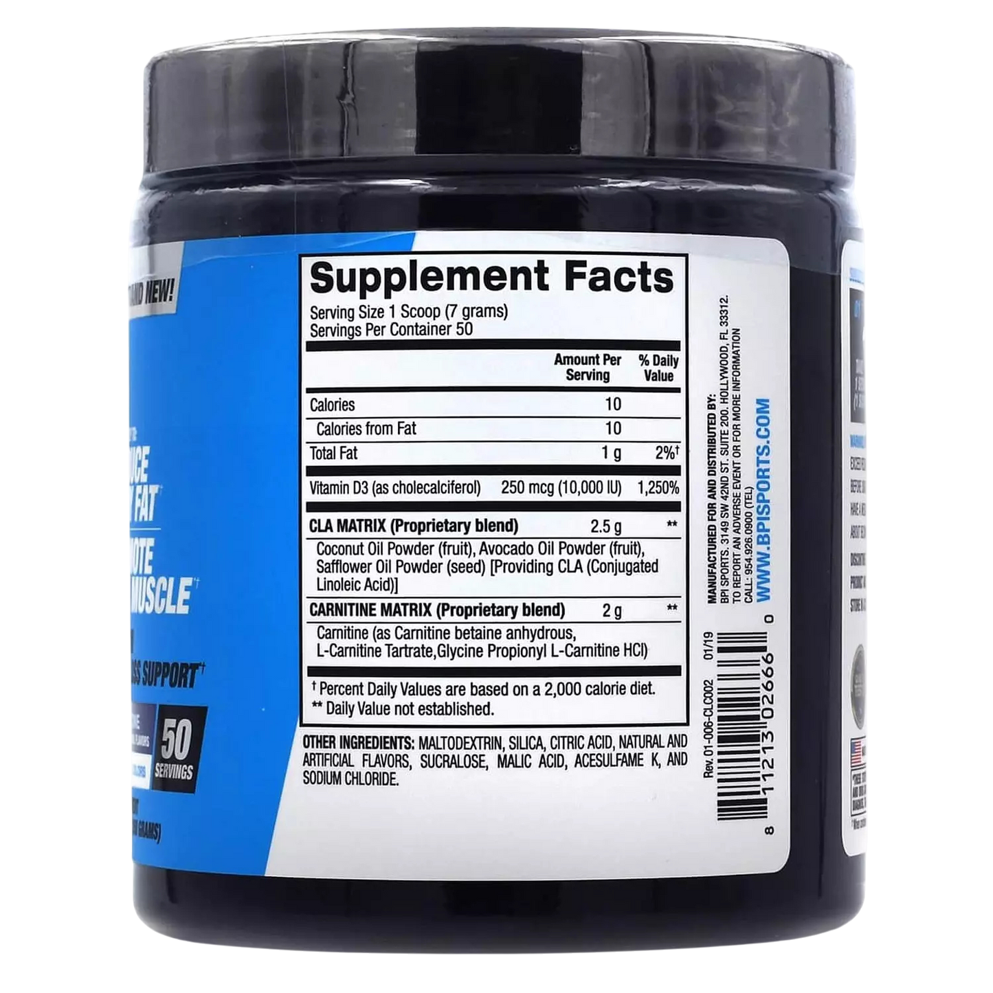 Bpi Sports Cla+Carnitine-50Serv.