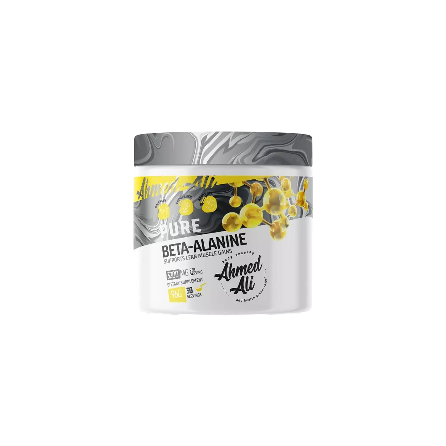 Ahmed Ali Nutrition | Pure Beta-Alanine | 3200mg – 96G