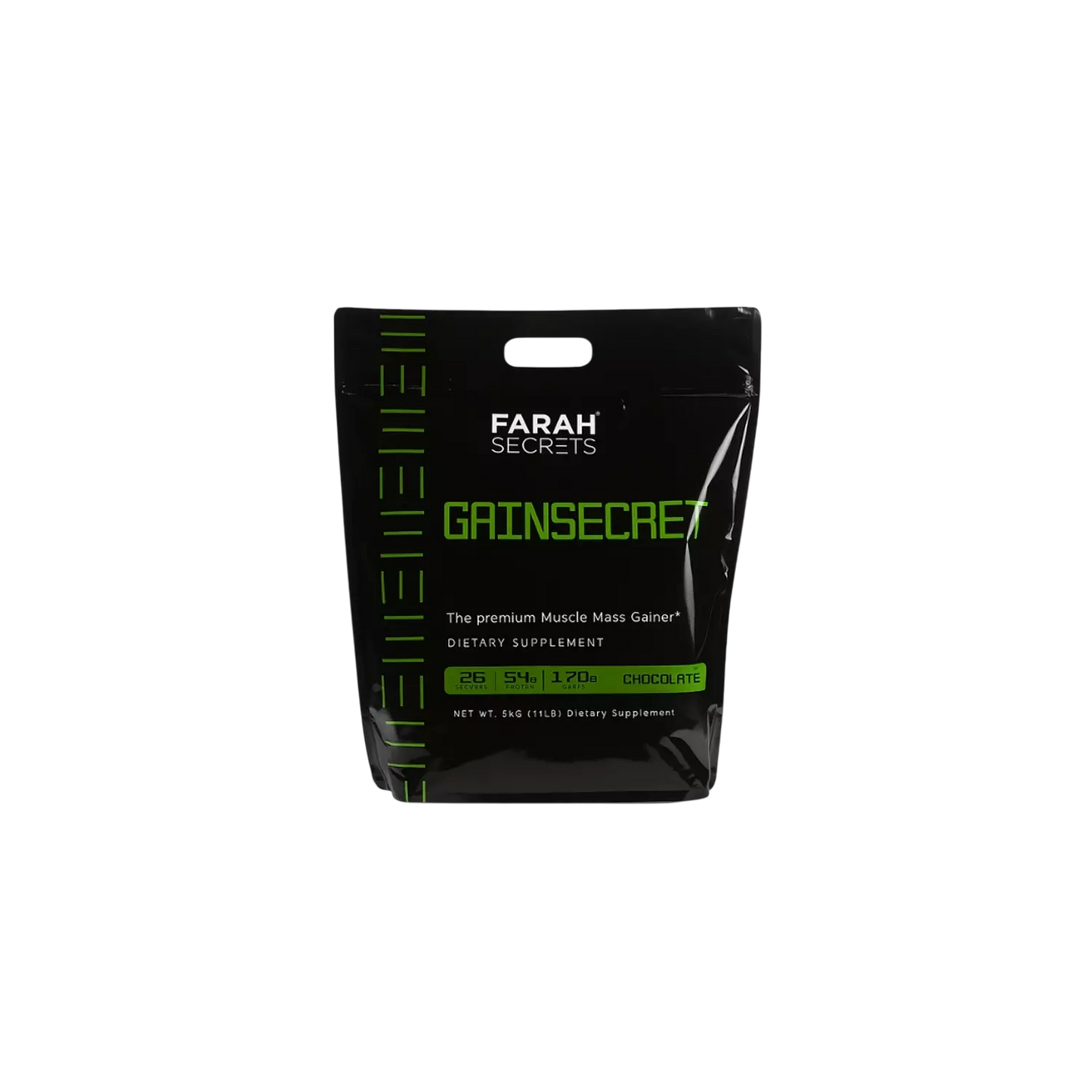 Farah Secret Mass Gainer 5kg โ 26 Servings โ Chocolate