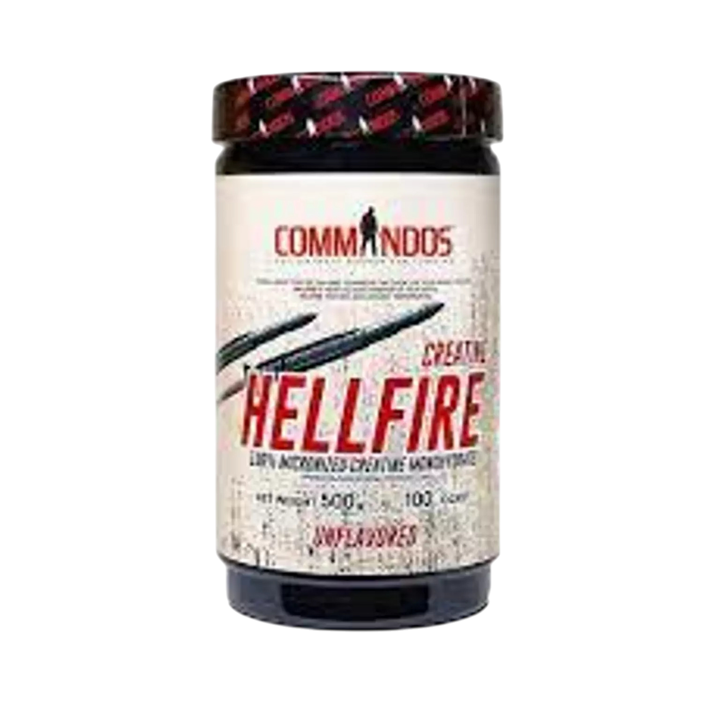 Commandos Creatine - HellFire 100serv 500gm