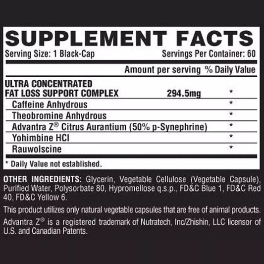 نيوتريكس ريسيرش ليبو 6 بلاك ألترا كونسنترات-60 سيرف للرجال .-60 كبسولة.