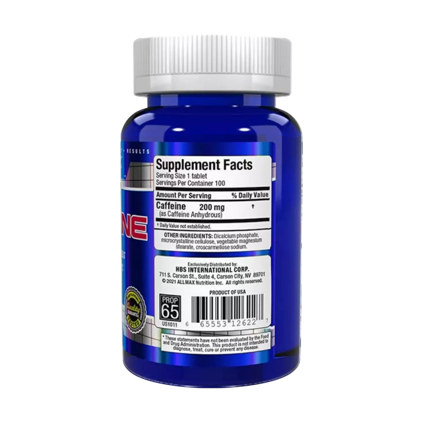 ALLMAX Caffeine 100 tablet 200mg