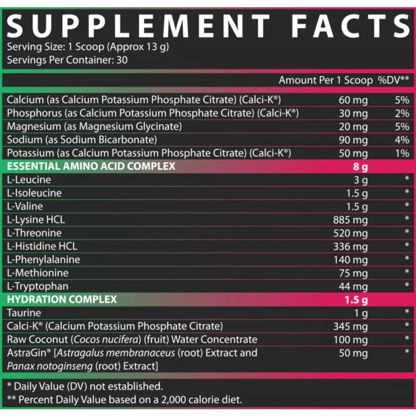 Nutrex EAA+ Hydration – Essential Amino Acids & Electrolytes (30 Servings)