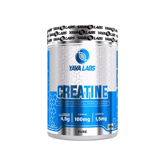 Yava Labs Creatine 300g – Pure Creatine Monohydrate for Strength, Power & Recovery (60 Servings)