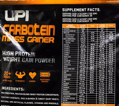 UPI Carbotein Mass Gainer
