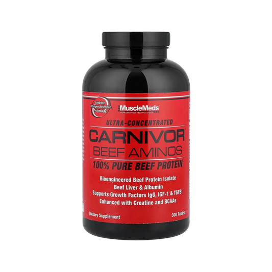 MuscleMeds, Carnivor Beef Aminos, 100% Pure Beef Protein, 300 Tablets
