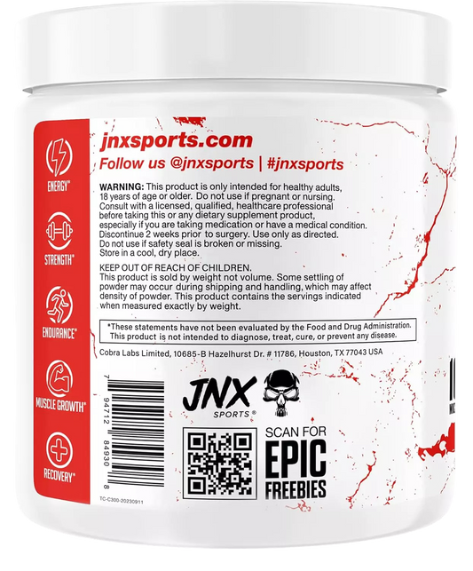 The Curse Creatine Monohydrate 300g – Pure Creatine for Strength, Power & Recovery (60 Servings)