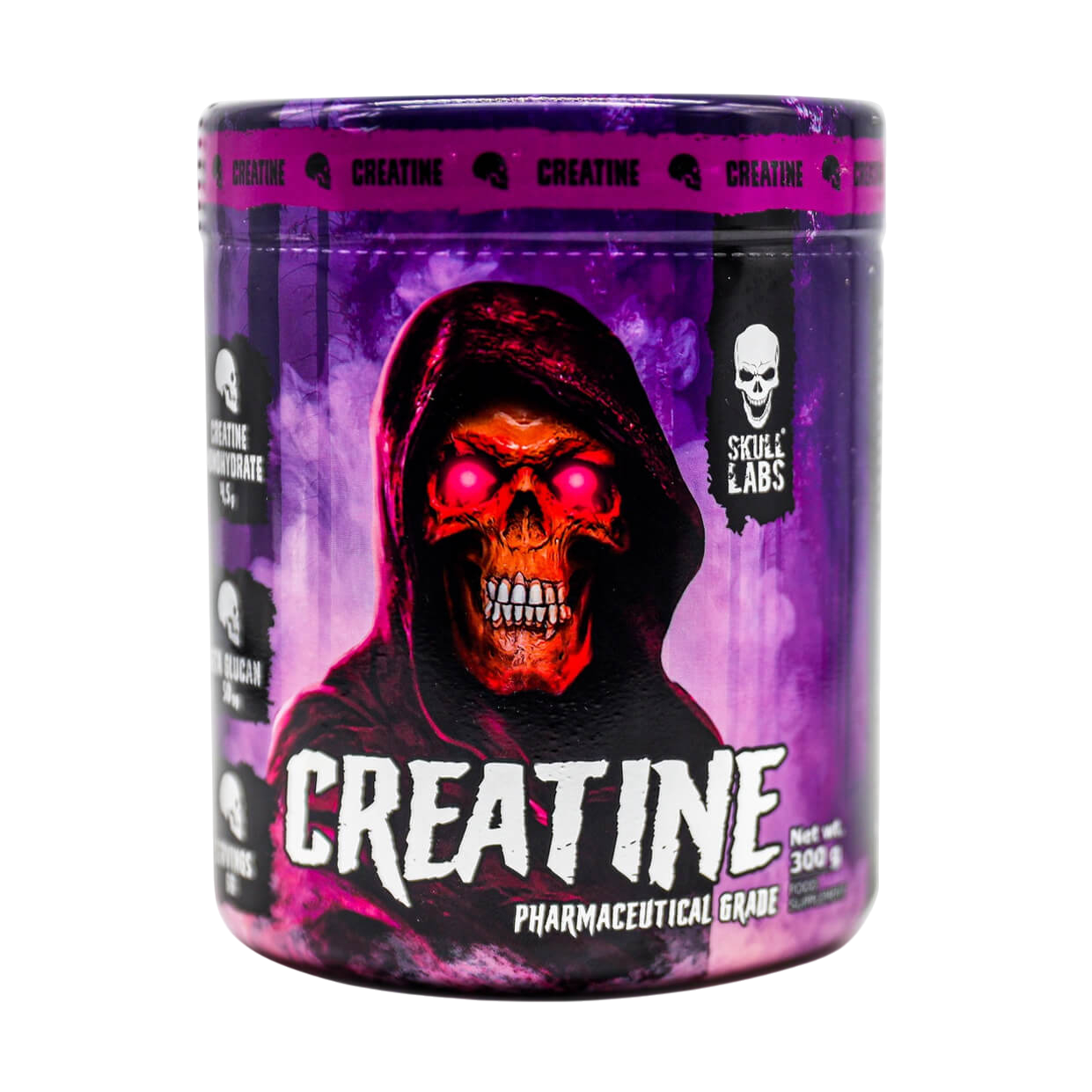 Skull Labs Creatine Monohydrate Pharmaceutical Grade-66Serv.-300G.-Unflavored