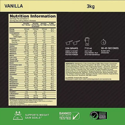 Optimum Nutrition Serious Mass – 2.72kg (8 Servings)