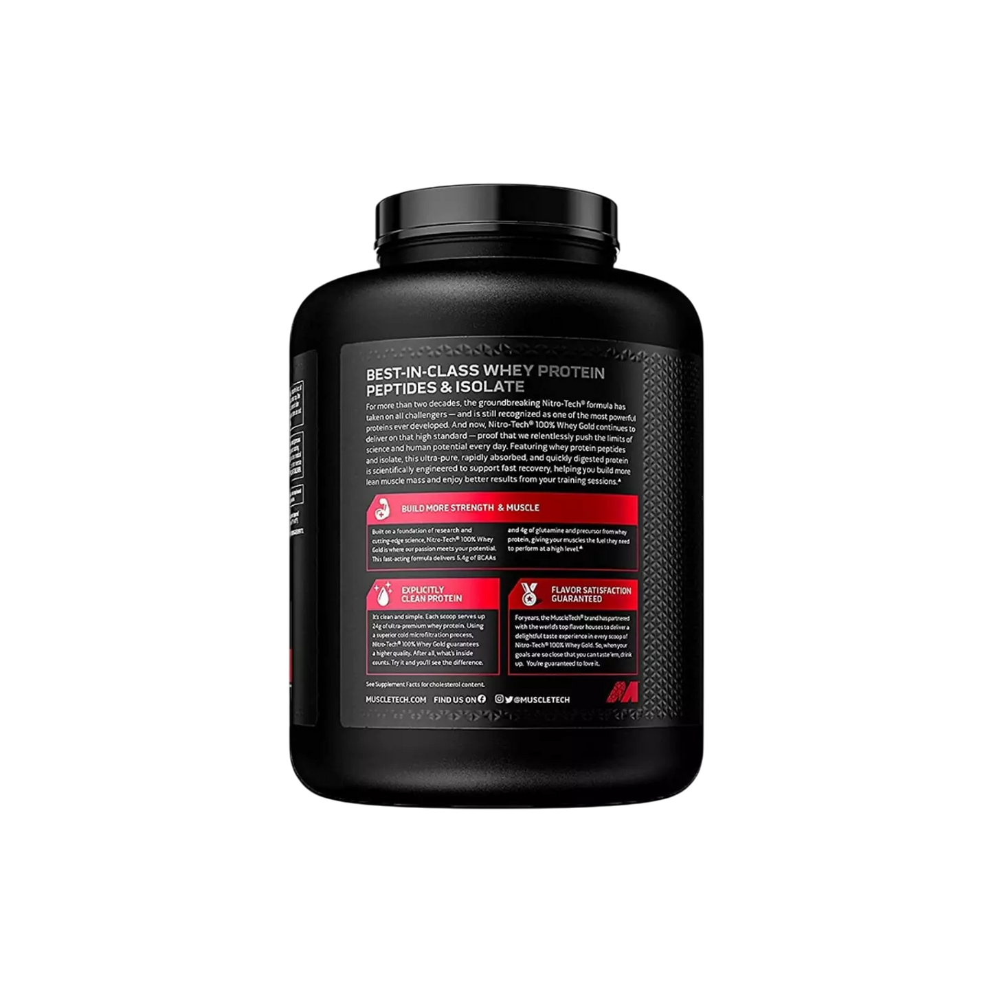 NitroTech Whey Gold 2.27kg – Premium Whey Protein Isolate & Peptides (69 Servings)