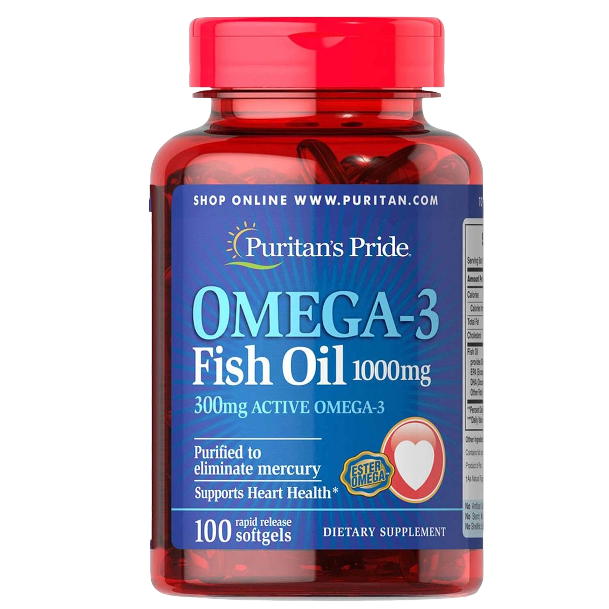 Puritan’s Pride Omega-3 Fish Oil 1000 mg