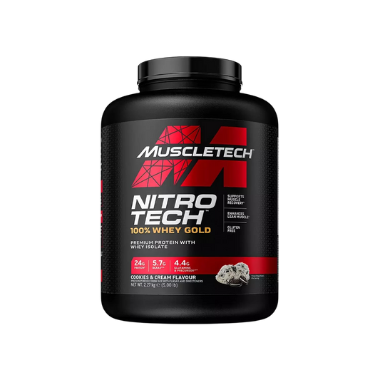 NitroTech Whey Gold 2.27kg – Premium Whey Protein Isolate & Peptides (69 Servings)