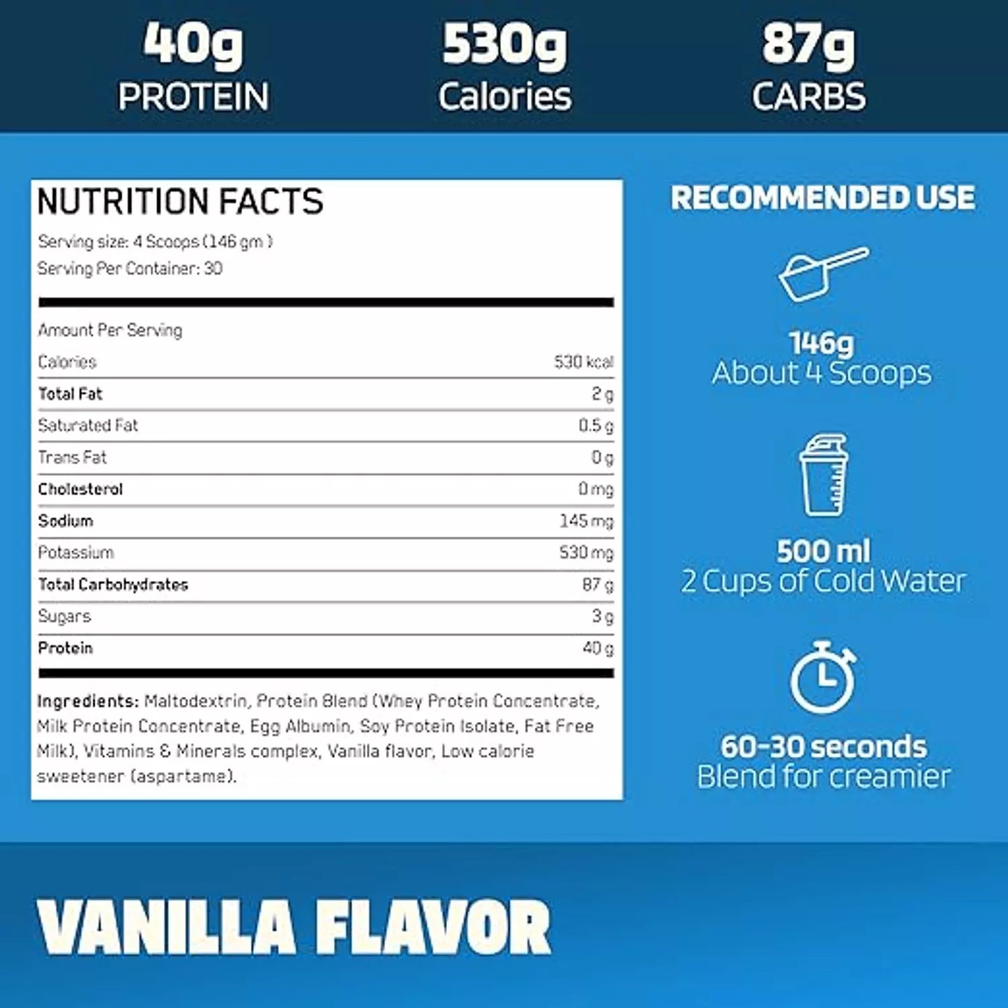 ASN Advanced Mass Maker –18Serv.CHOCOLATE