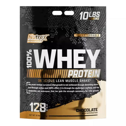 Nutrex Research 100% Whey Protein – 4.54kg (134 Servings) | Premium Muscle Building & Recovery Protein