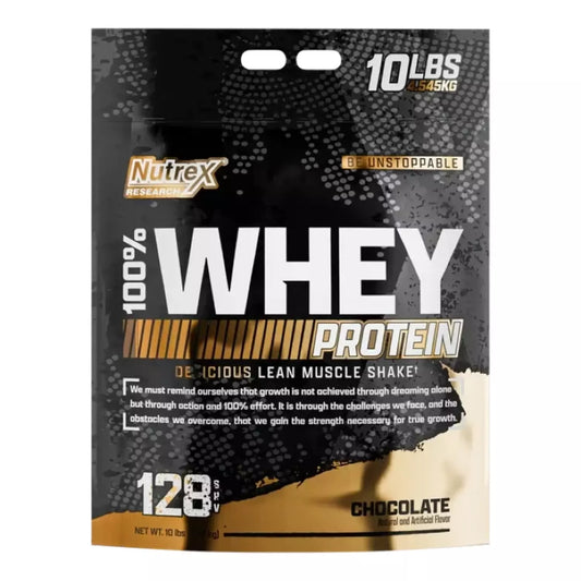 Nutrex Research 100% Whey Protein – 4.54kg (134 Servings) | Premium Muscle Building & Recovery Protein
