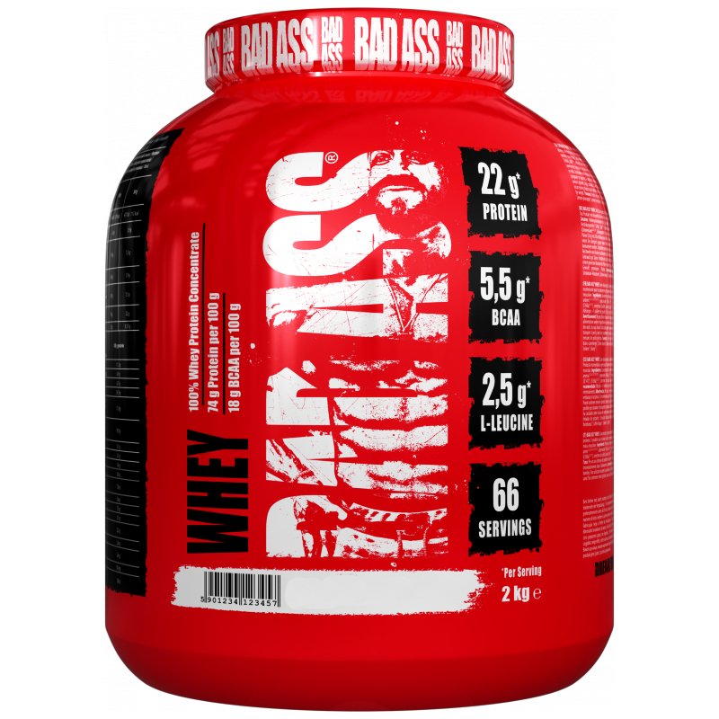 BAD ASS Whey Protein – 2kg – 66 Servings