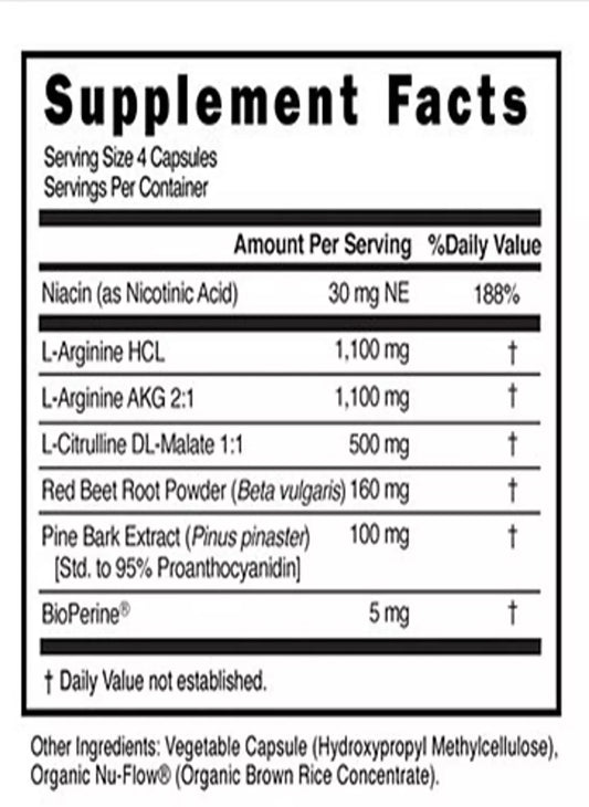 BPP Bogy Pharm Performance N=O Premium Pump Booster-30Serv.-120Caps