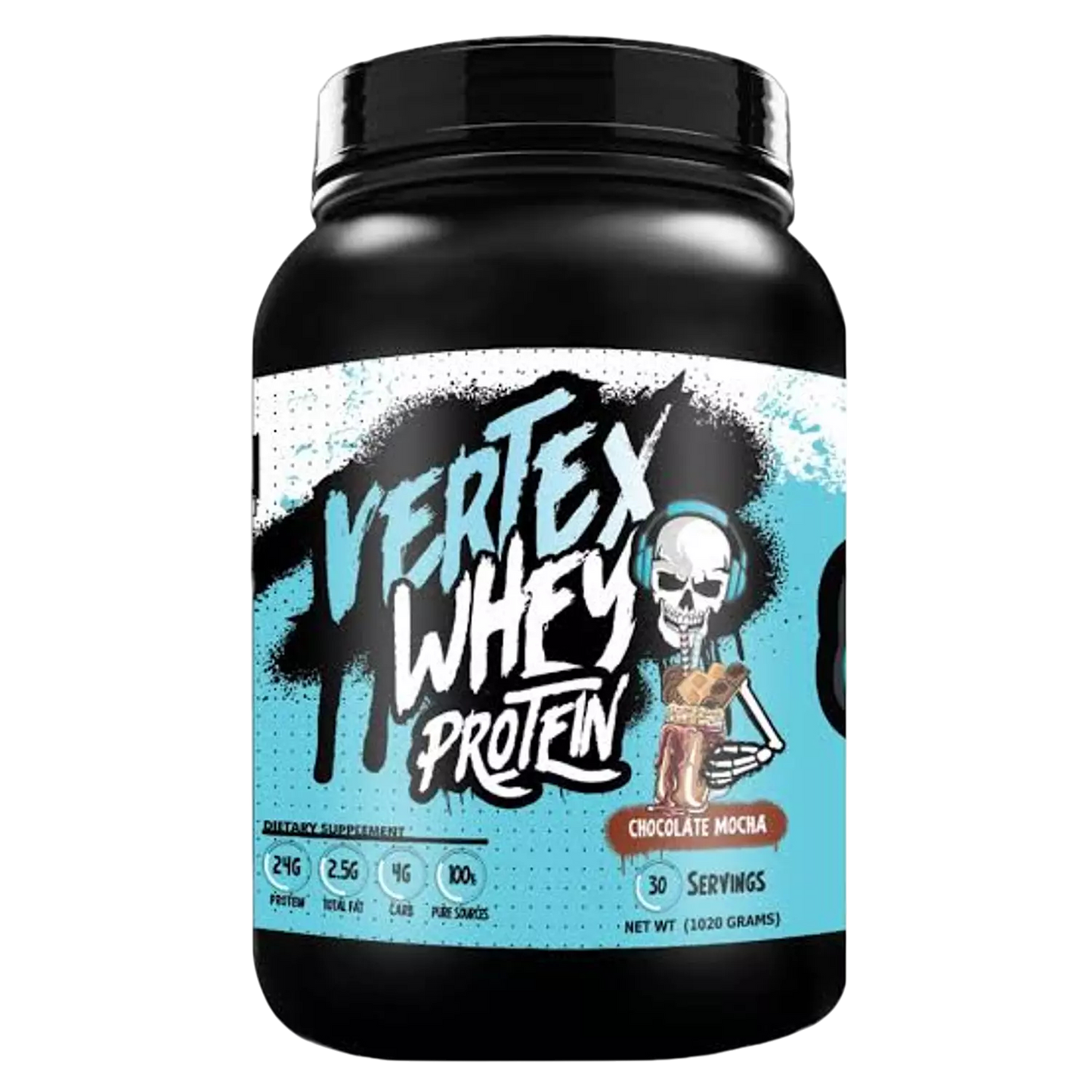 Vertex Nutrition Whey Protein 900g (30 Servings) – 24g Protein for Muscle Growth & Recovery