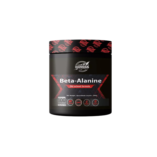 Marvelous Nutrition Beta-Alanine Old School Formula 300g (100 Servings) – Endurance, Strength & Performance