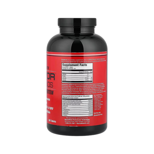 MuscleMeds, Carnivor Beef Aminos, 100% Pure Beef Protein, 300 Tablets