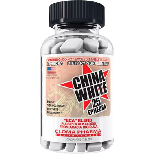 China White 100 Capsules – Fat Burner
