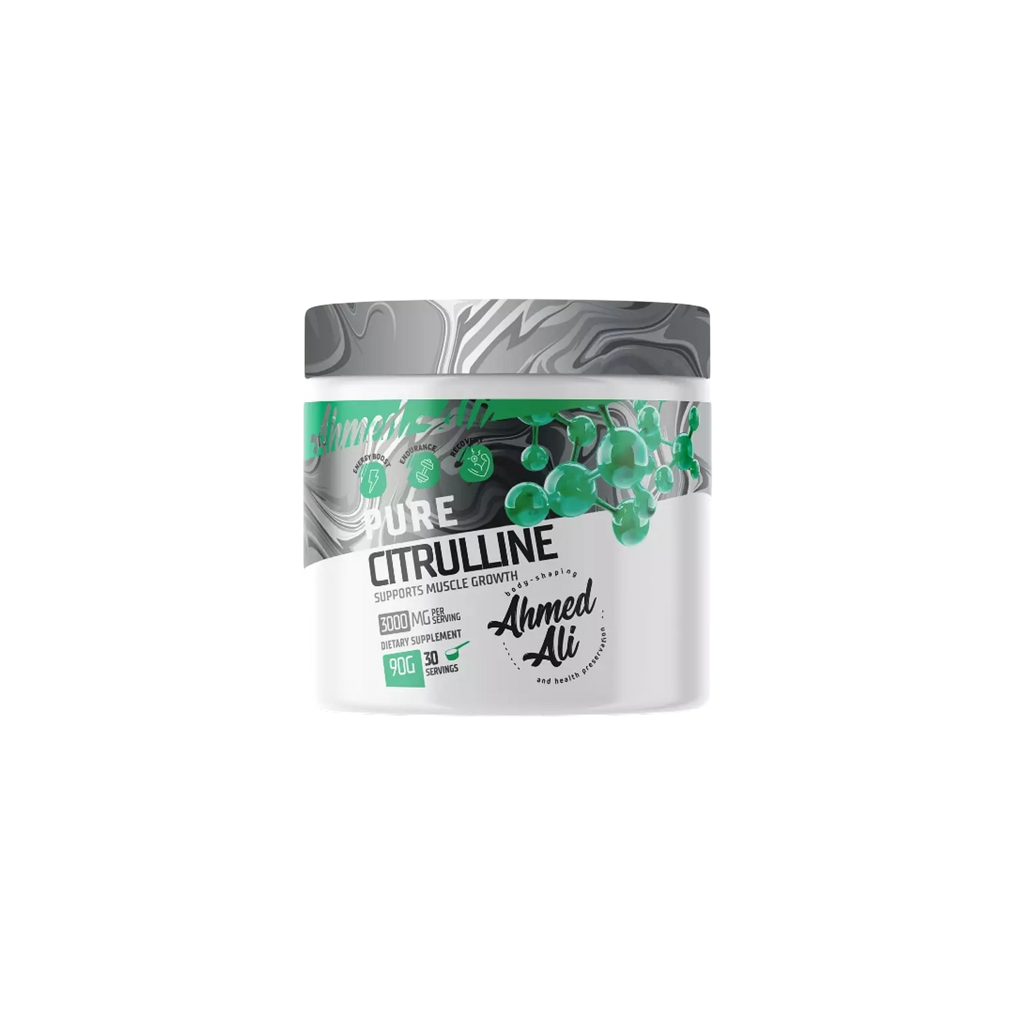 Ahmed Ali Nutrition | Pure Citrulline | 3000mg – 90G