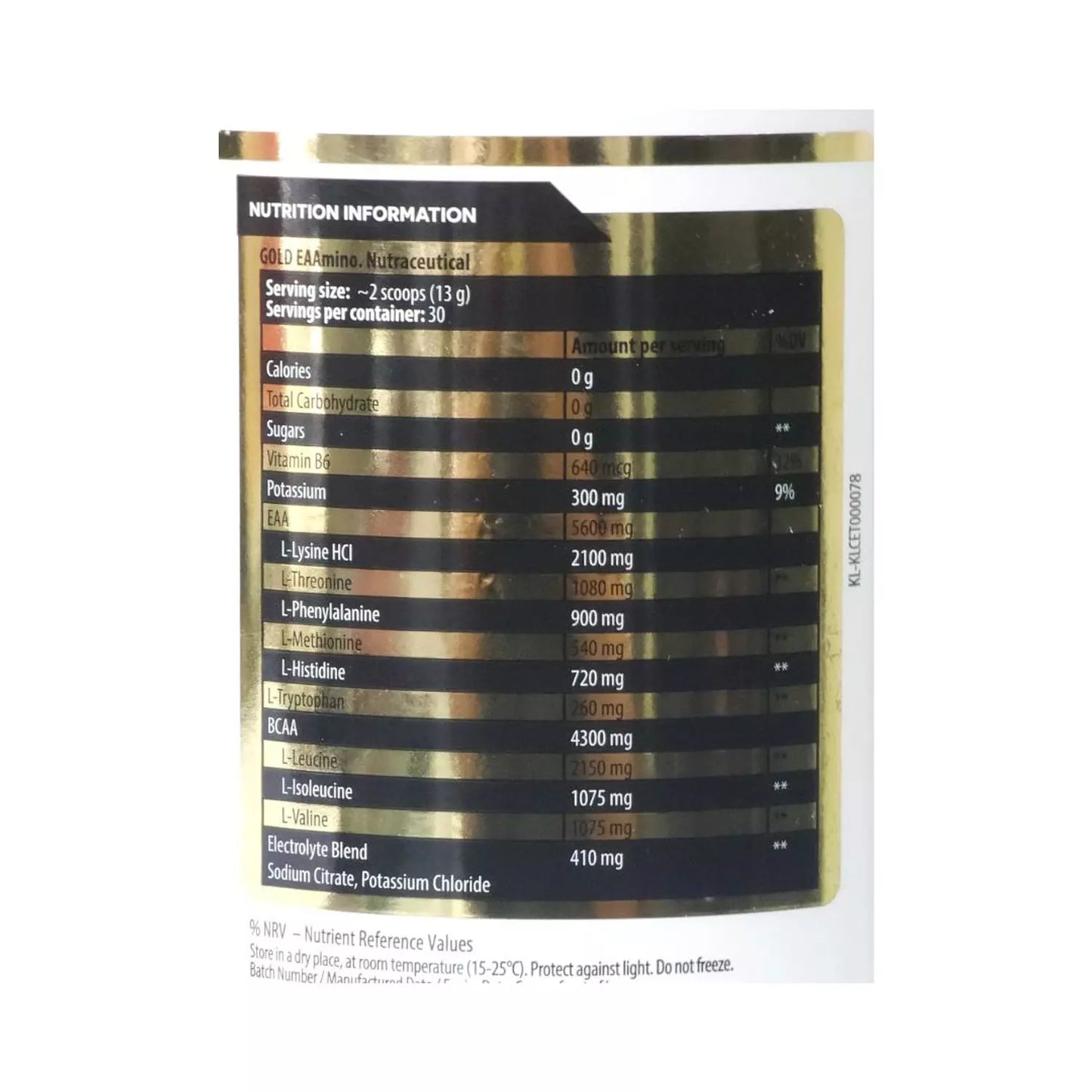 Kevin Levrone Gold EAAMINO-30Serv.-390G.-Forest Fruit Flavor