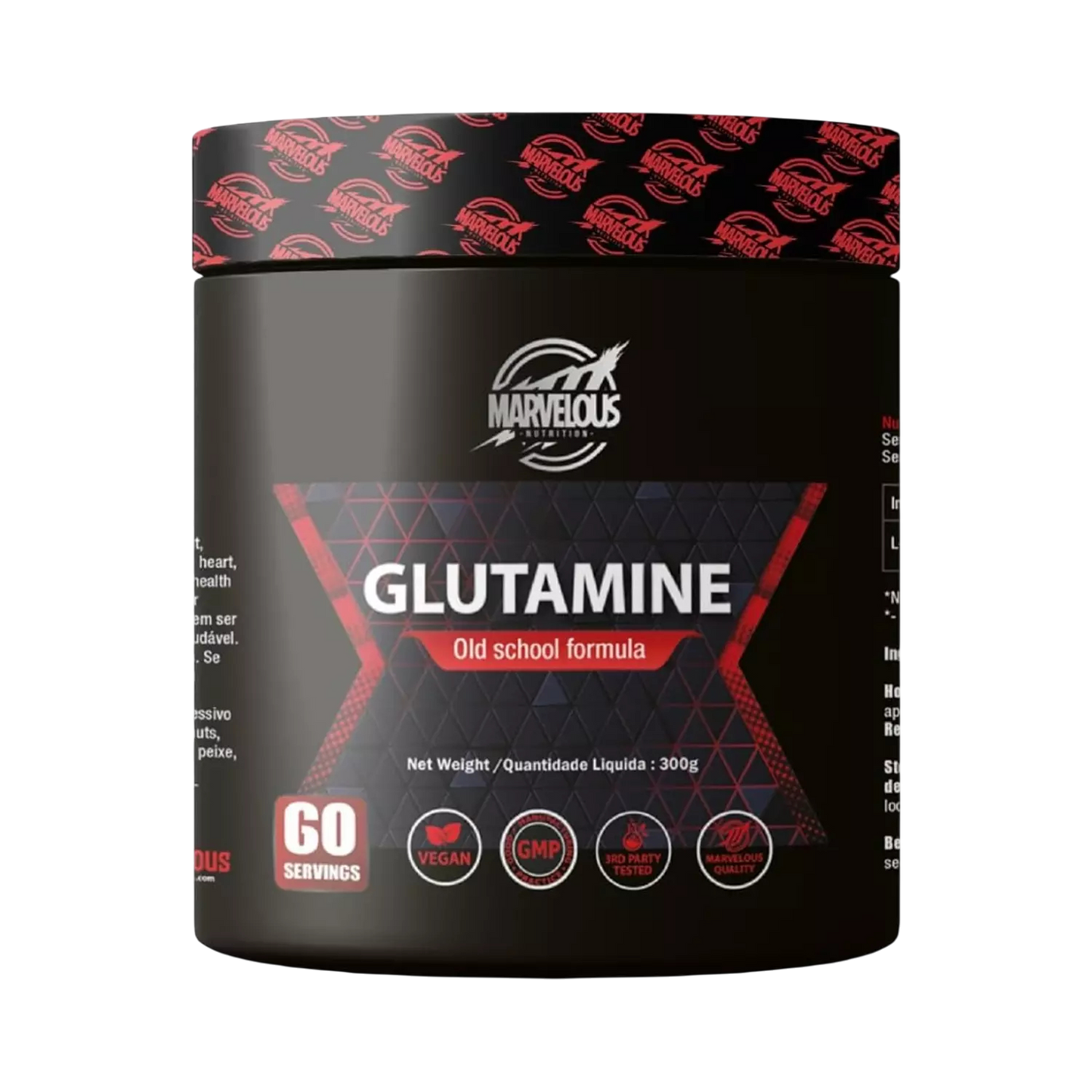 Marvelous Glutamine 300g (60 Servings) – Muscle Recovery & Endurance Supplement