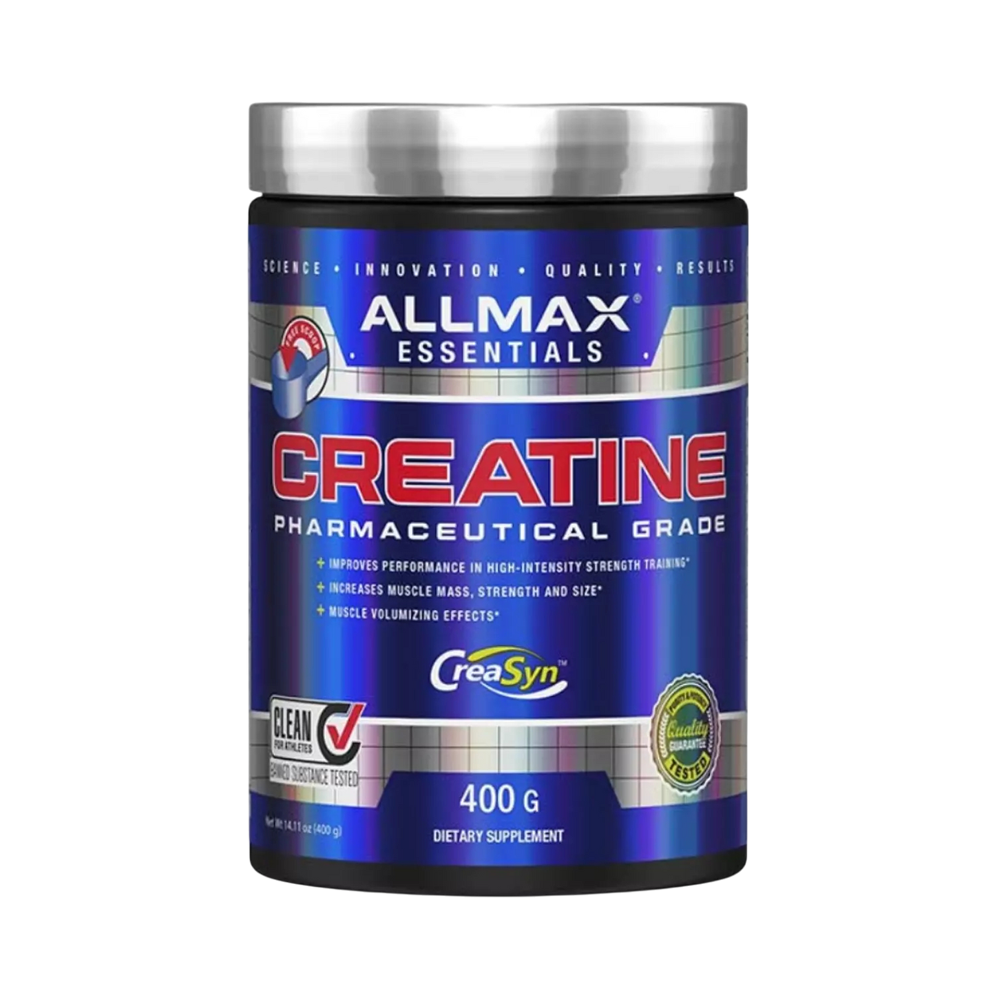 AllMax Creatine Monohydrate – 400g (80 Servings) | Strength, Power & Muscle Recovery