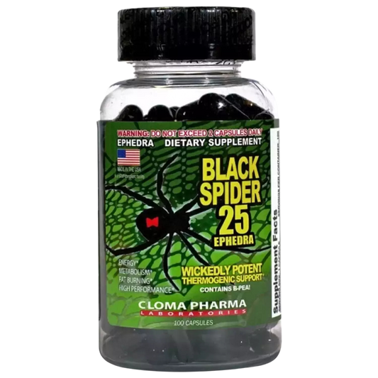 Black Spider Fat Burner 100 Capsules