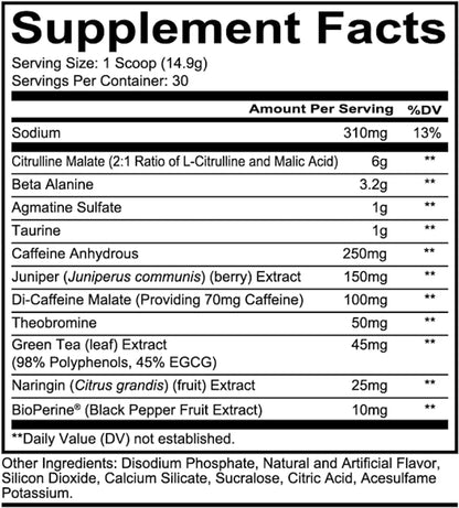 REDCON1 Total War pre workout