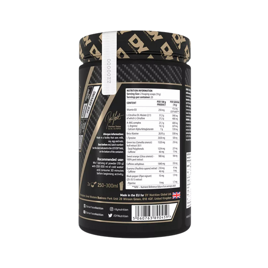 DY Blood & Guts PreWorkout 380g 20 Servings