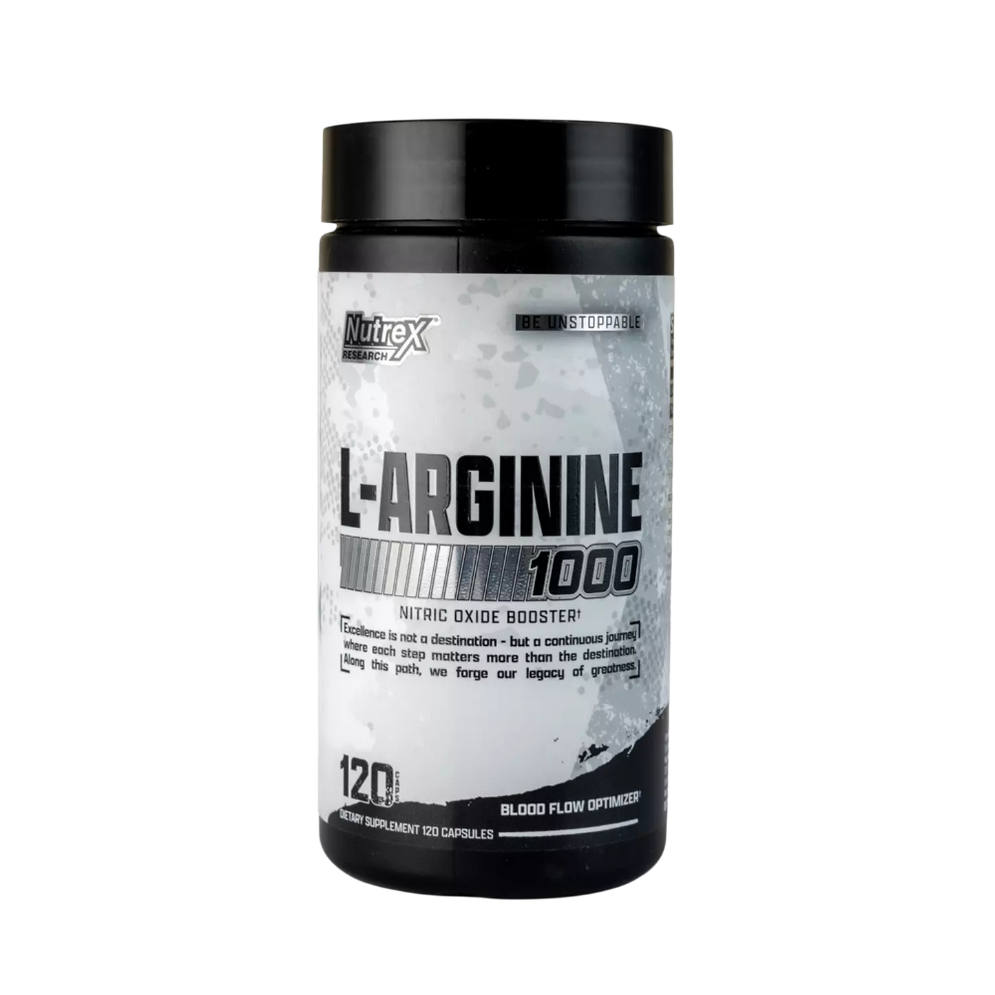 Nutrex Research L-Arginine – 100 Capsules for Blood Flow, Energy & Performance Support