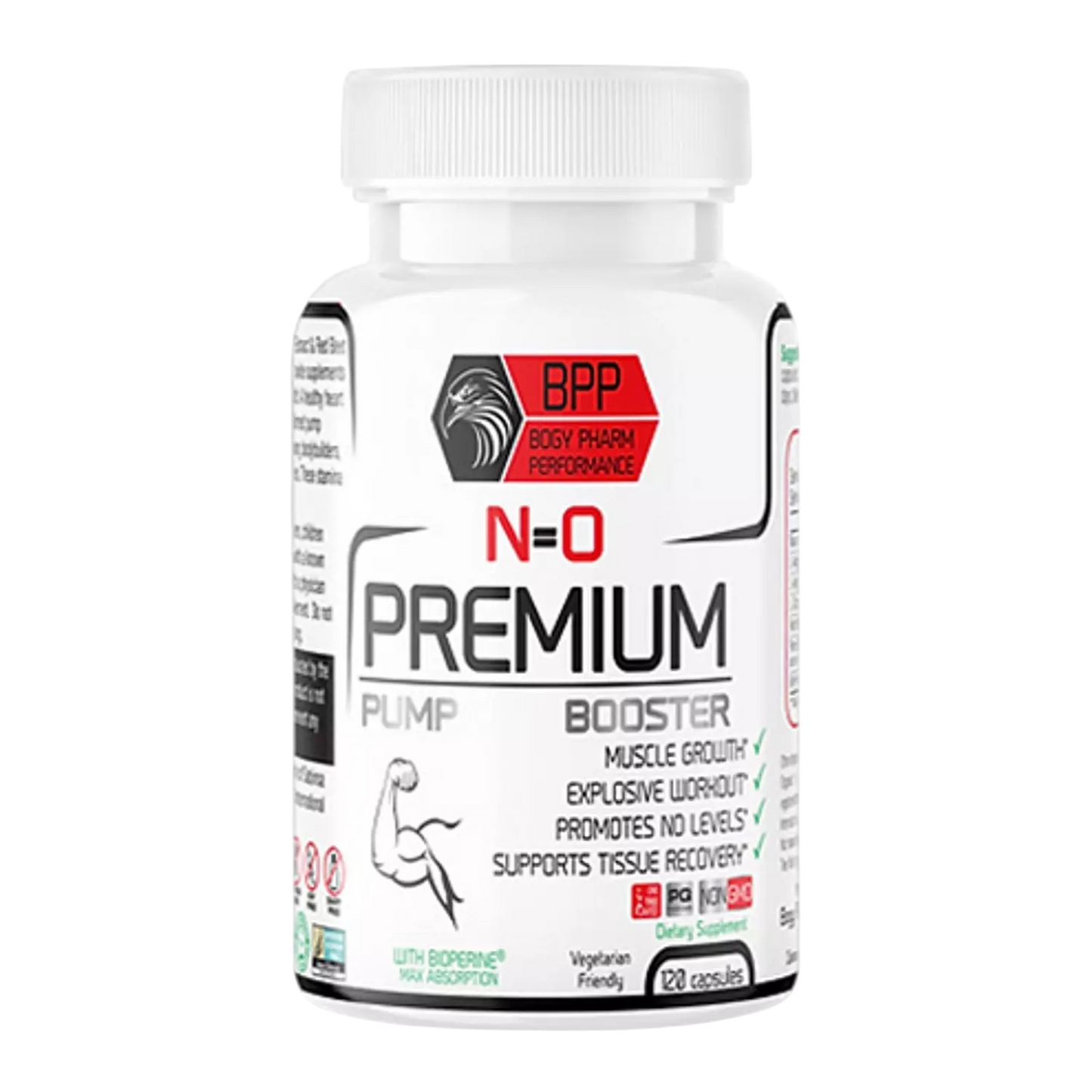 BPP Bogy Pharm Performance N=O Premium Pump Booster-30Serv.-120Caps