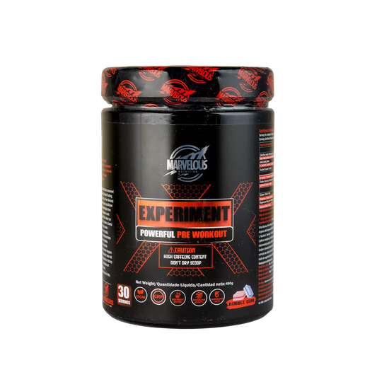Marvelous Nutrition Experiment Powerful Pre-Workout 30 Servings – Energy, Focus & Performance