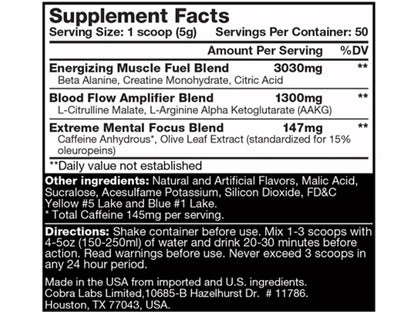 COBRA LABS - The Curse-50Serv.-250G