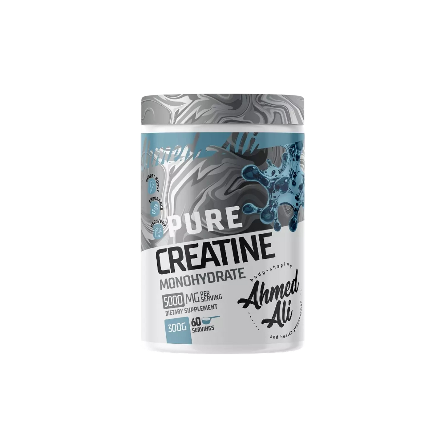 Ahmed Ali Nutrition | Pure Creatine Monohydrate | 5g – 300G