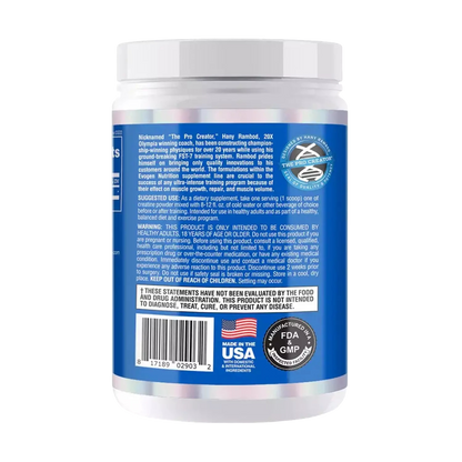 Evogen Pure Creatine Monohydrate – Unflavored – 60 Servings